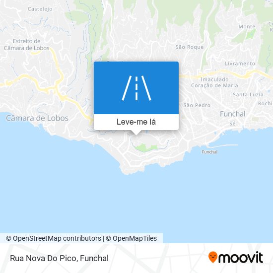 Rua Nova Do Pico mapa