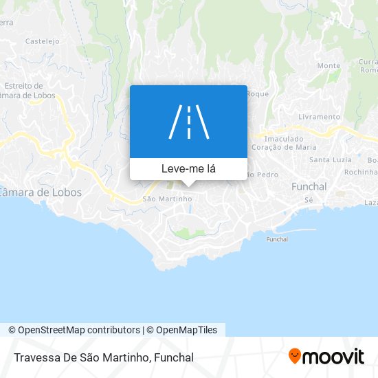 Travessa De São Martinho mapa