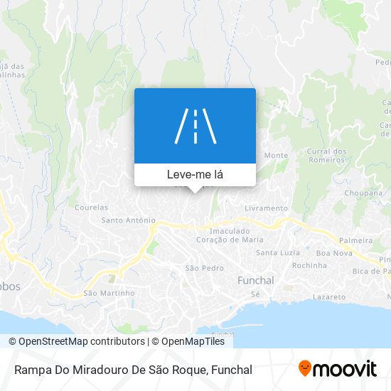 Rampa Do Miradouro De São Roque mapa