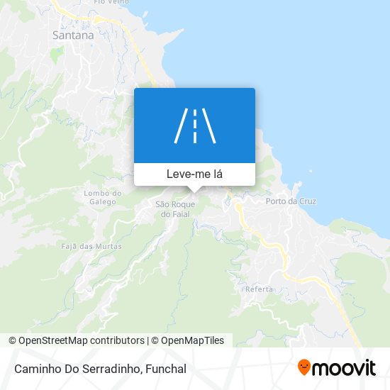 Caminho Do Serradinho mapa