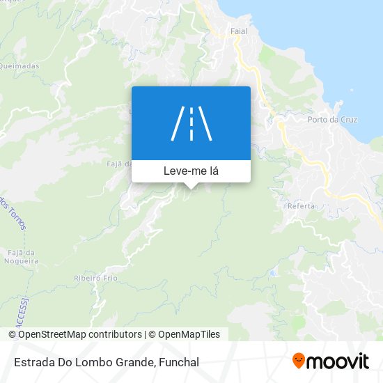 Estrada Do Lombo Grande mapa