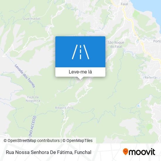 Rua Nossa Senhora De Fátima mapa