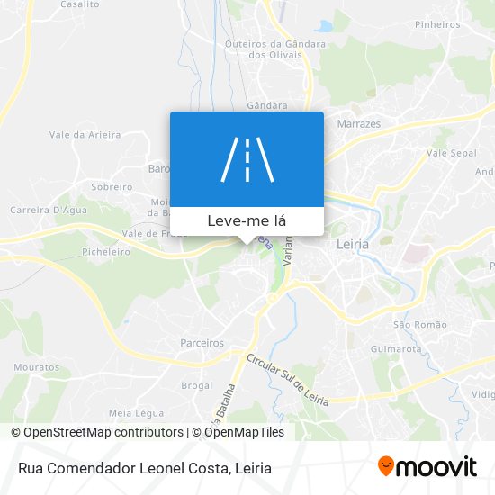 Rua Comendador Leonel Costa mapa