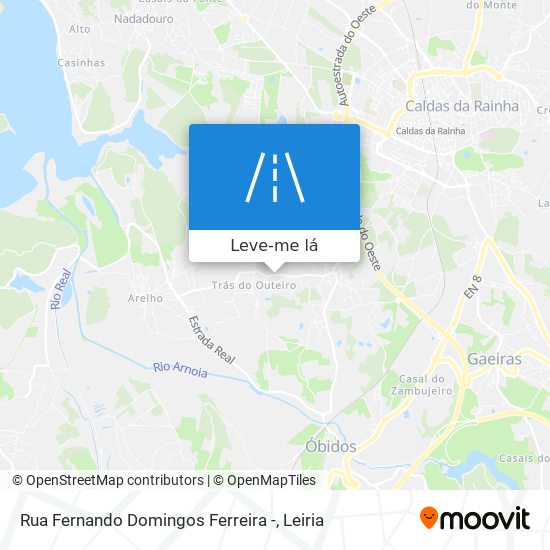 Rua Fernando Domingos Ferreira - mapa