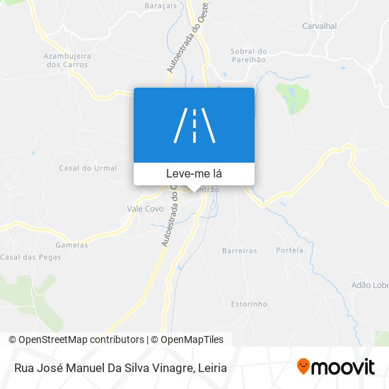 Rua José Manuel Da Silva Vinagre mapa