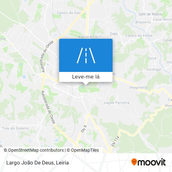 Largo João De Deus mapa