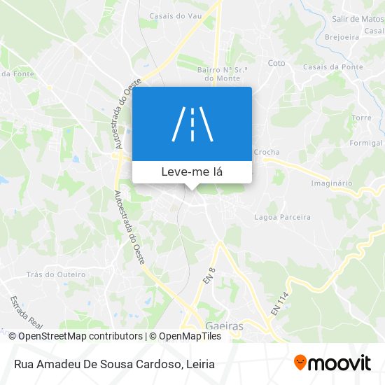 Rua Amadeu De Sousa Cardoso mapa
