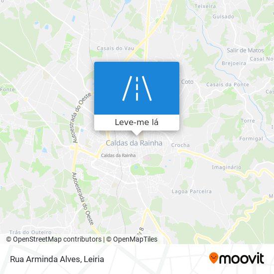 Rua Arminda Alves mapa