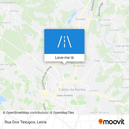 Rua Dos Texugos mapa