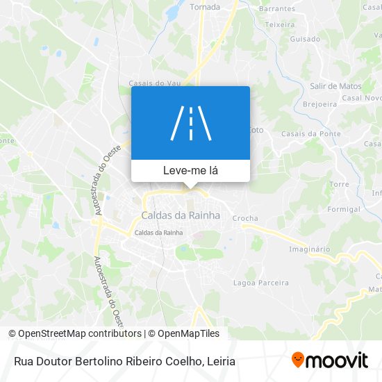 Rua Doutor Bertolino Ribeiro Coelho mapa