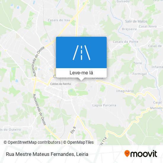 Rua Mestre Mateus Fernandes mapa