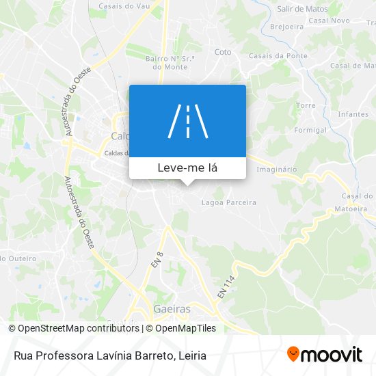 Rua Professora Lavínia Barreto mapa