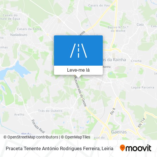 Praceta Tenente António Rodrigues Ferreira mapa