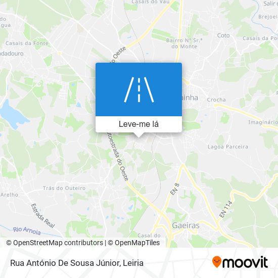 Rua António De Sousa Júnior mapa