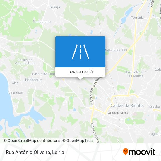 Rua António Oliveira mapa