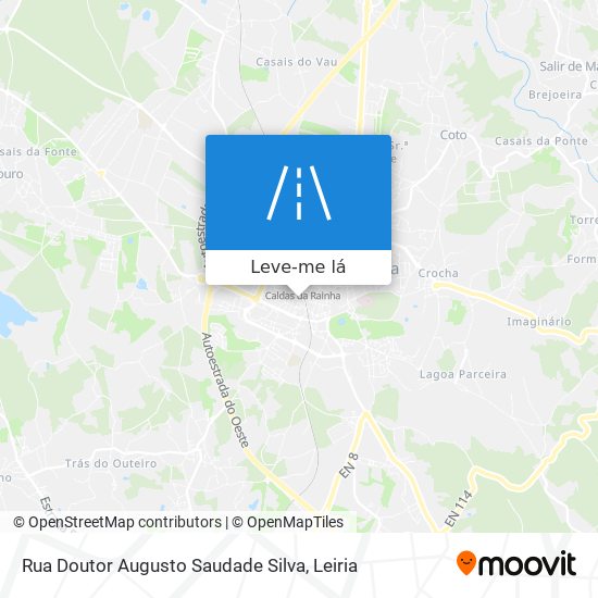 Rua Doutor Augusto Saudade Silva mapa