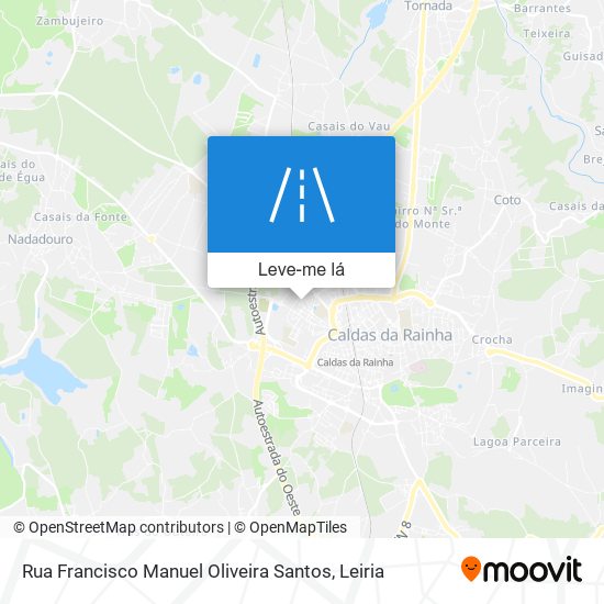 Rua Francisco Manuel Oliveira Santos mapa