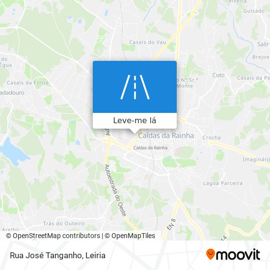 Rua José Tanganho mapa