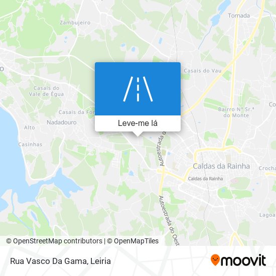 Rua Vasco Da Gama mapa