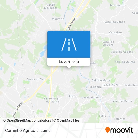 Caminho Agricola mapa