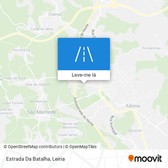 Estrada Da Batalha mapa