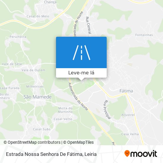 Estrada Nossa Senhora De Fátima mapa