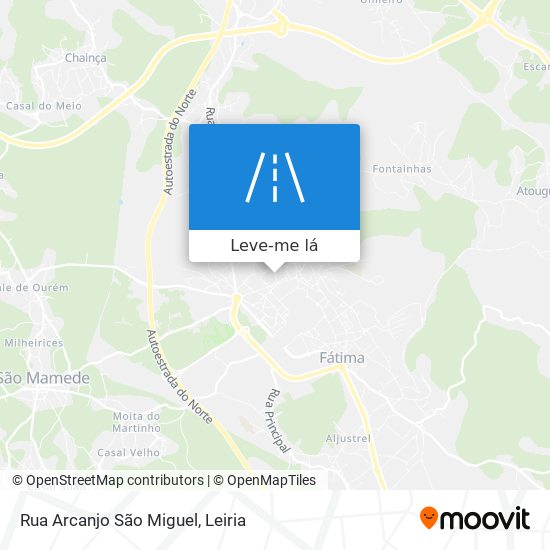 Rua Arcanjo São Miguel mapa