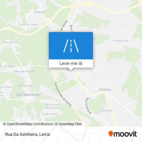 Rua Da Azinheira mapa