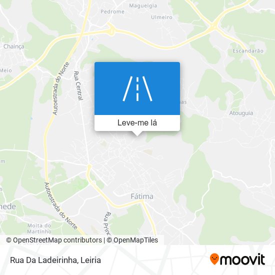 Rua Da Ladeirinha mapa