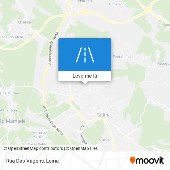 Rua Das Vagens mapa