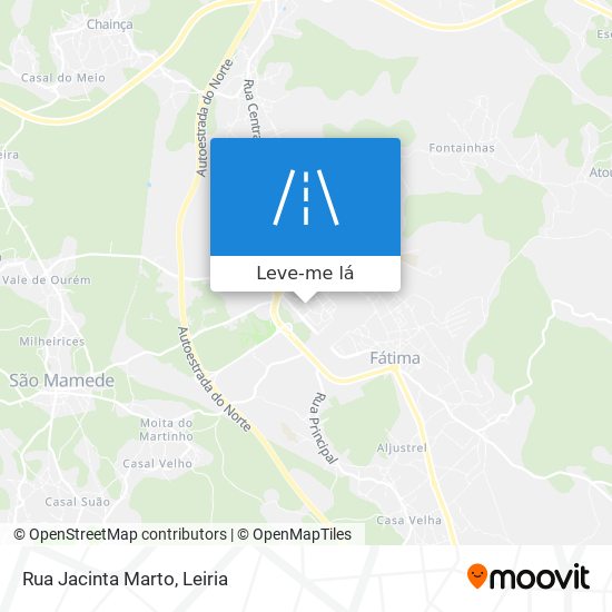 Rua Jacinta Marto mapa