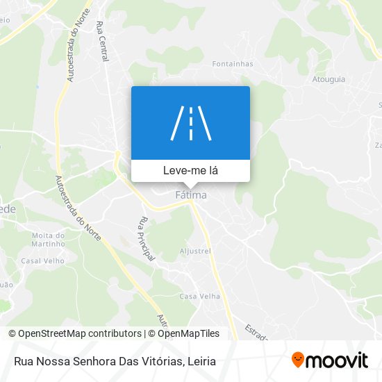 Rua Nossa Senhora Das Vitórias mapa