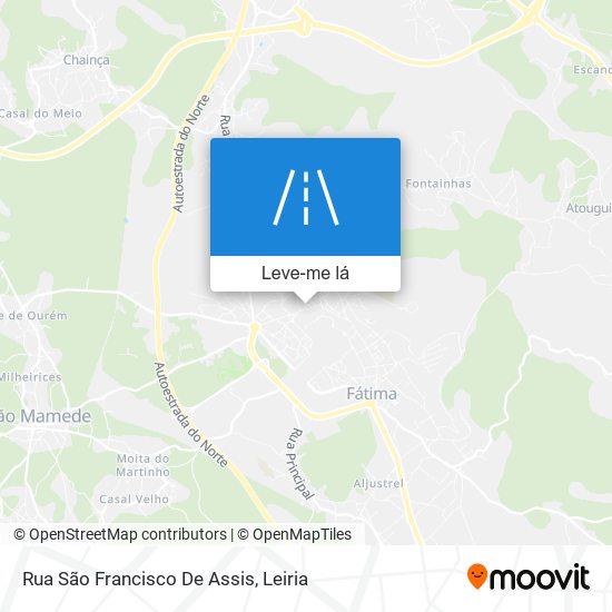 Rua São Francisco De Assis mapa