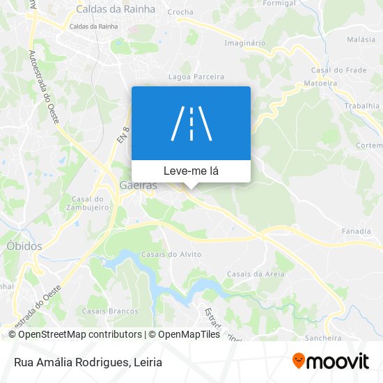 Rua Amália Rodrigues mapa