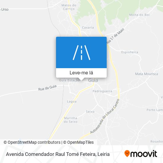 Avenida Comendador Raul Tomé Feteira mapa