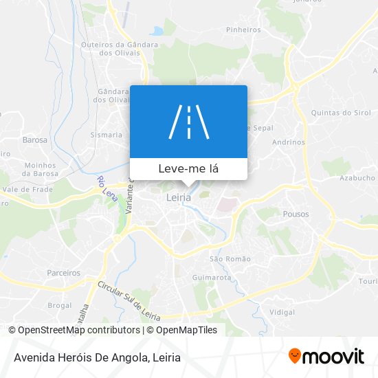 Avenida Heróis De Angola mapa