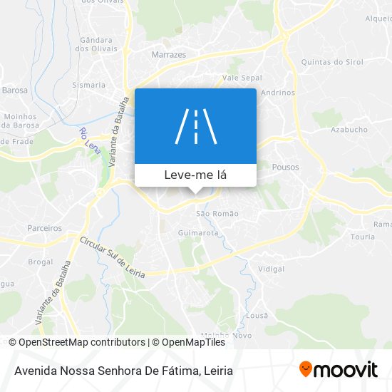 Avenida Nossa Senhora De Fátima mapa