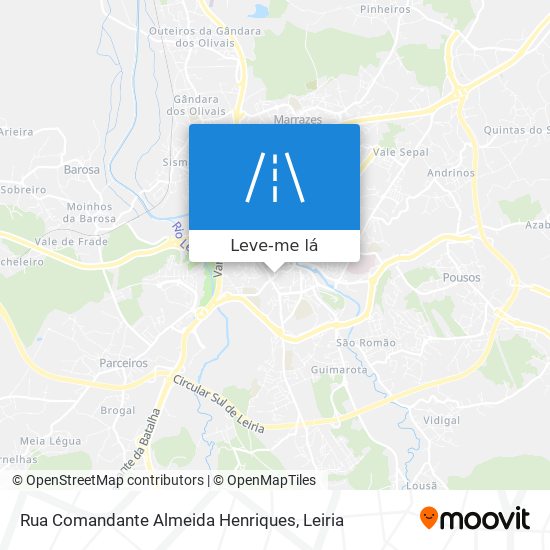 Rua Comandante Almeida Henriques mapa