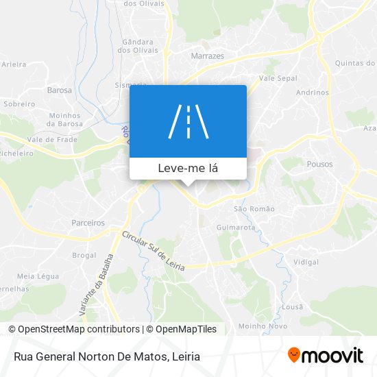 Rua General Norton De Matos mapa