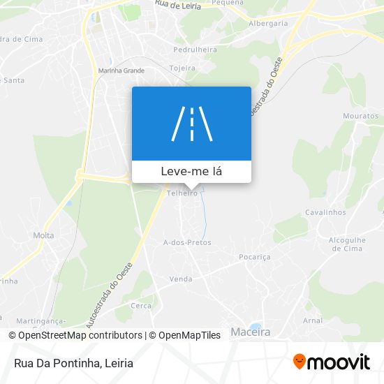 Rua Da Pontinha mapa