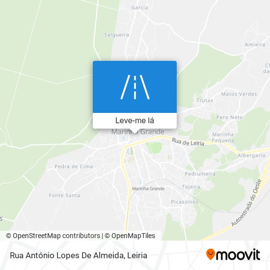 Rua António Lopes De Almeida mapa