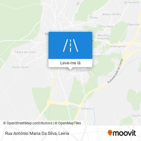 Rua António Maria Da Silva mapa