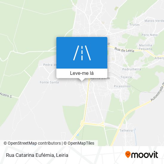 Rua Catarina Eufémia mapa