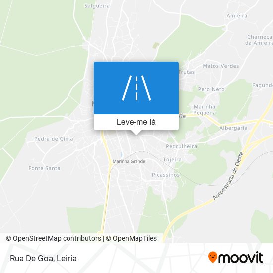 Rua De Goa mapa