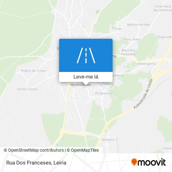 Rua Dos Franceses mapa