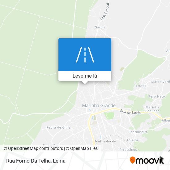 Rua Forno Da Telha mapa