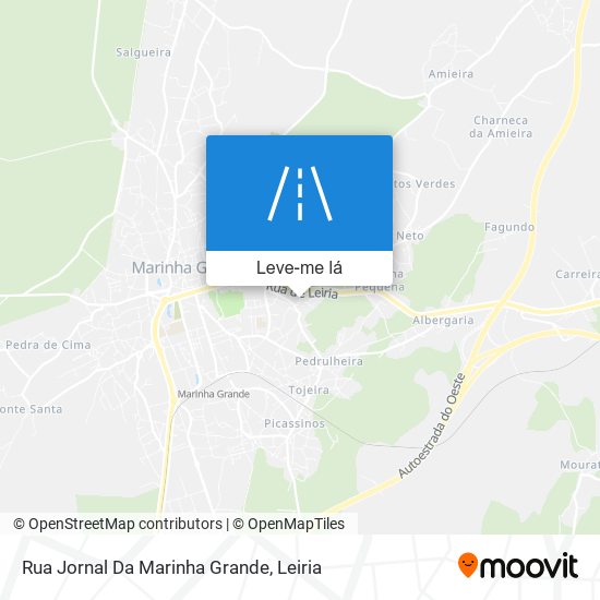 Rua Jornal Da Marinha Grande mapa