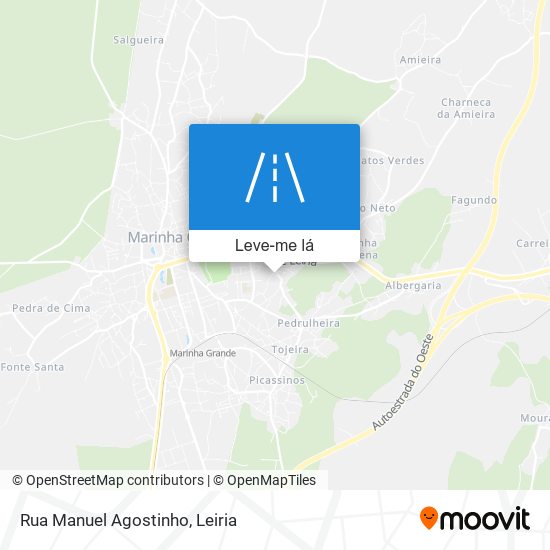 Rua Manuel Agostinho mapa