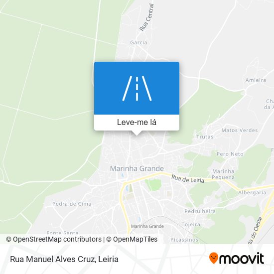 Rua Manuel Alves Cruz mapa