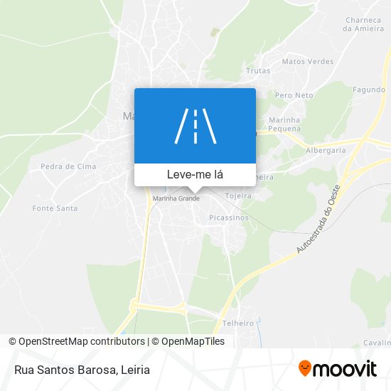 Rua Santos Barosa mapa